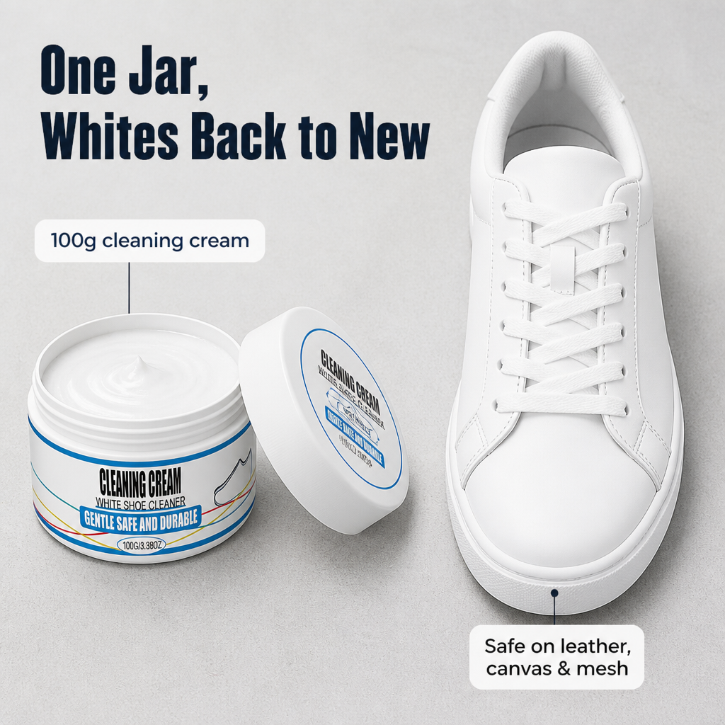 VividStride™ — Wipe Dingy White Sneakers Back to Box-Fresh in About Two Minutes