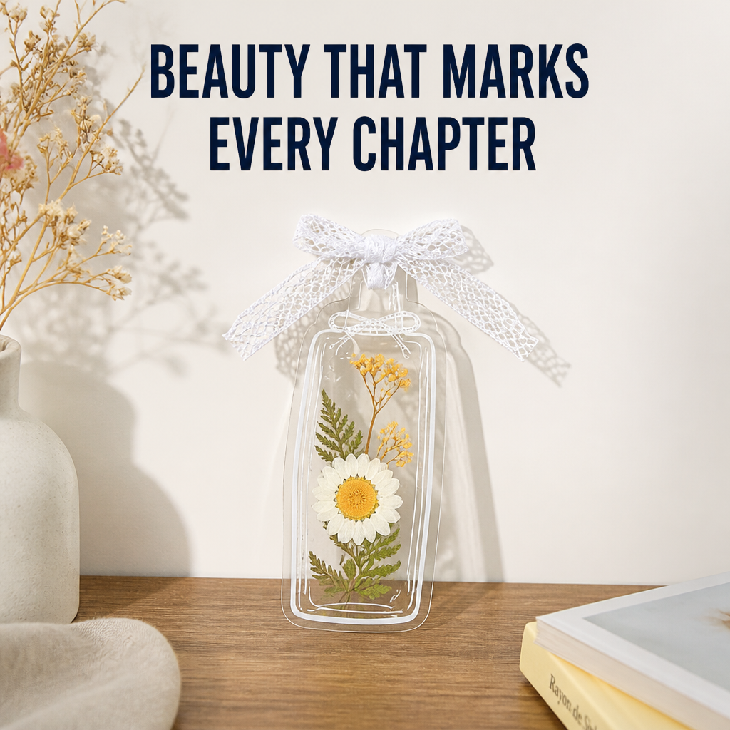 FloraLuxe™ — Slip a Real Pressed Flower Into Every Book You Open