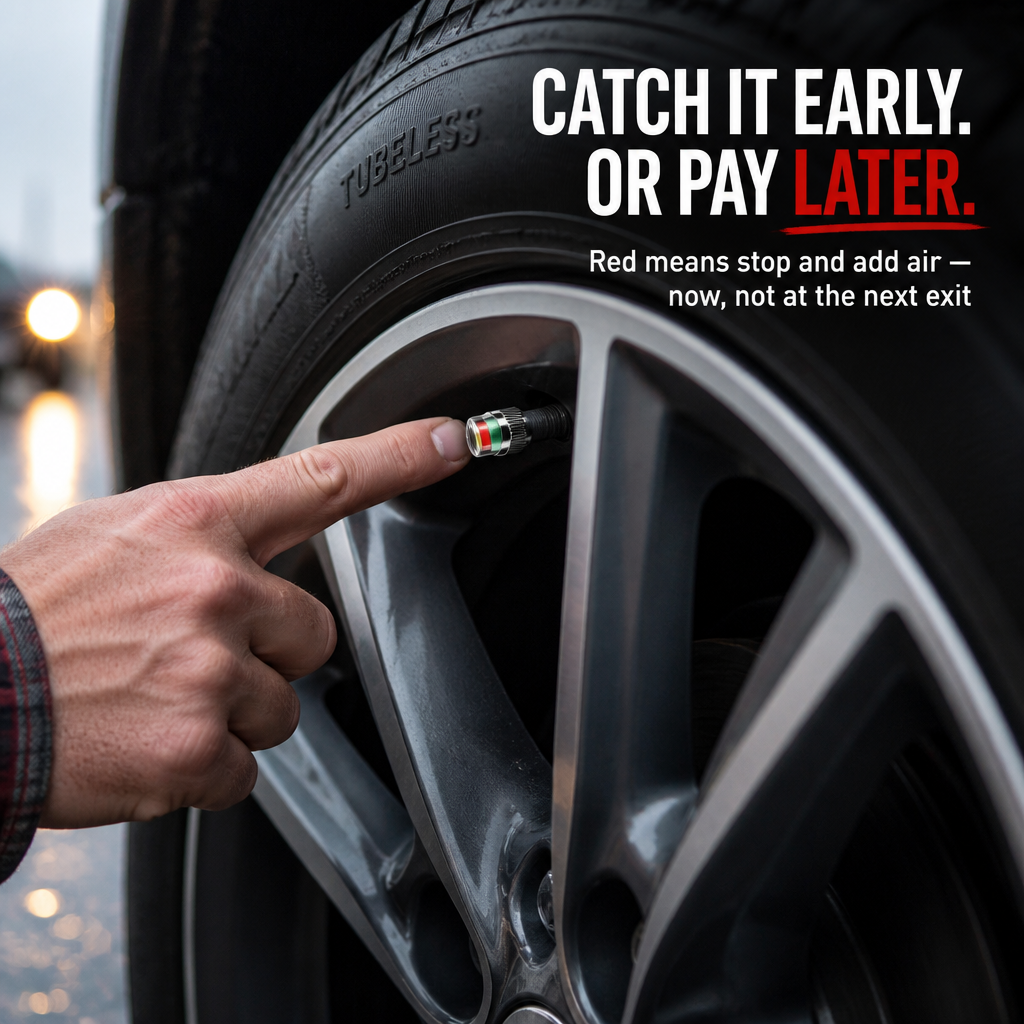 VeloGuard™ — Spot Low Tire Pressure Instantly Before Each Ride