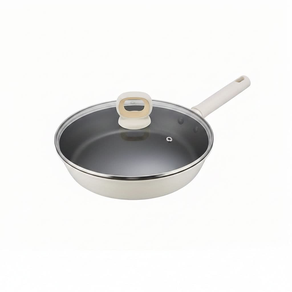 PFOA-Free Stainless Steel Frying Pan for Nutritious Cooking