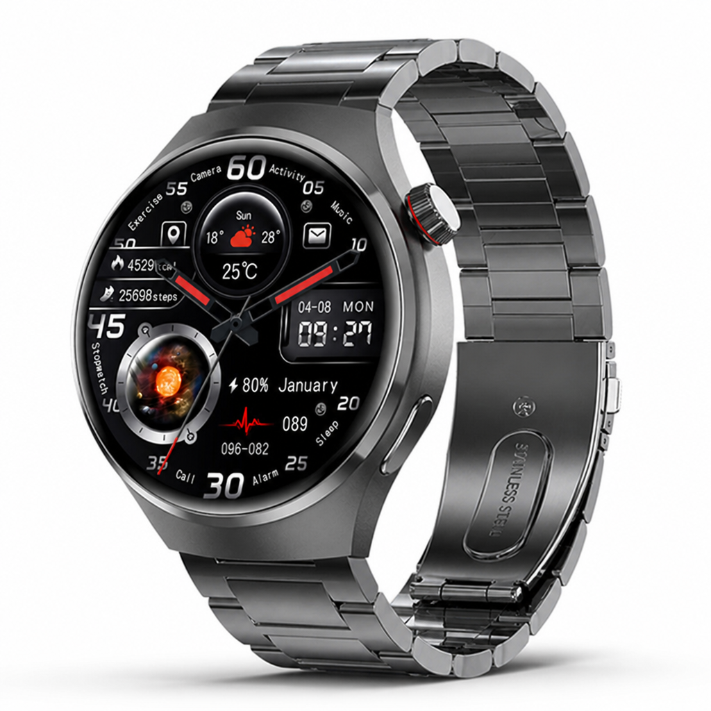 AMOLED HD EKG Smartwatch (GPS & Bluetooth Calling)