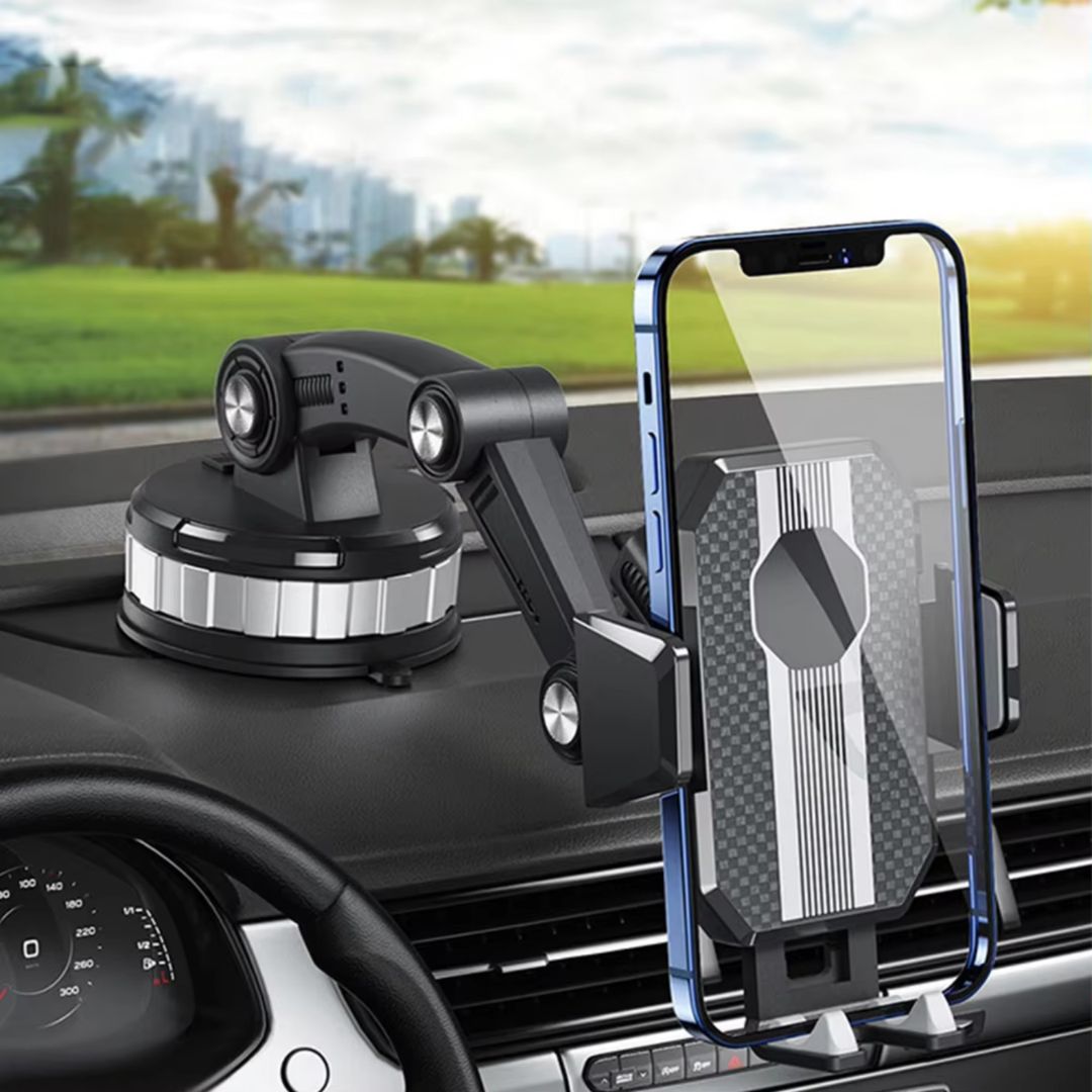 Phone Mount | Suction Cup Smartphone Holder with 360° Rotation | LuxGrip