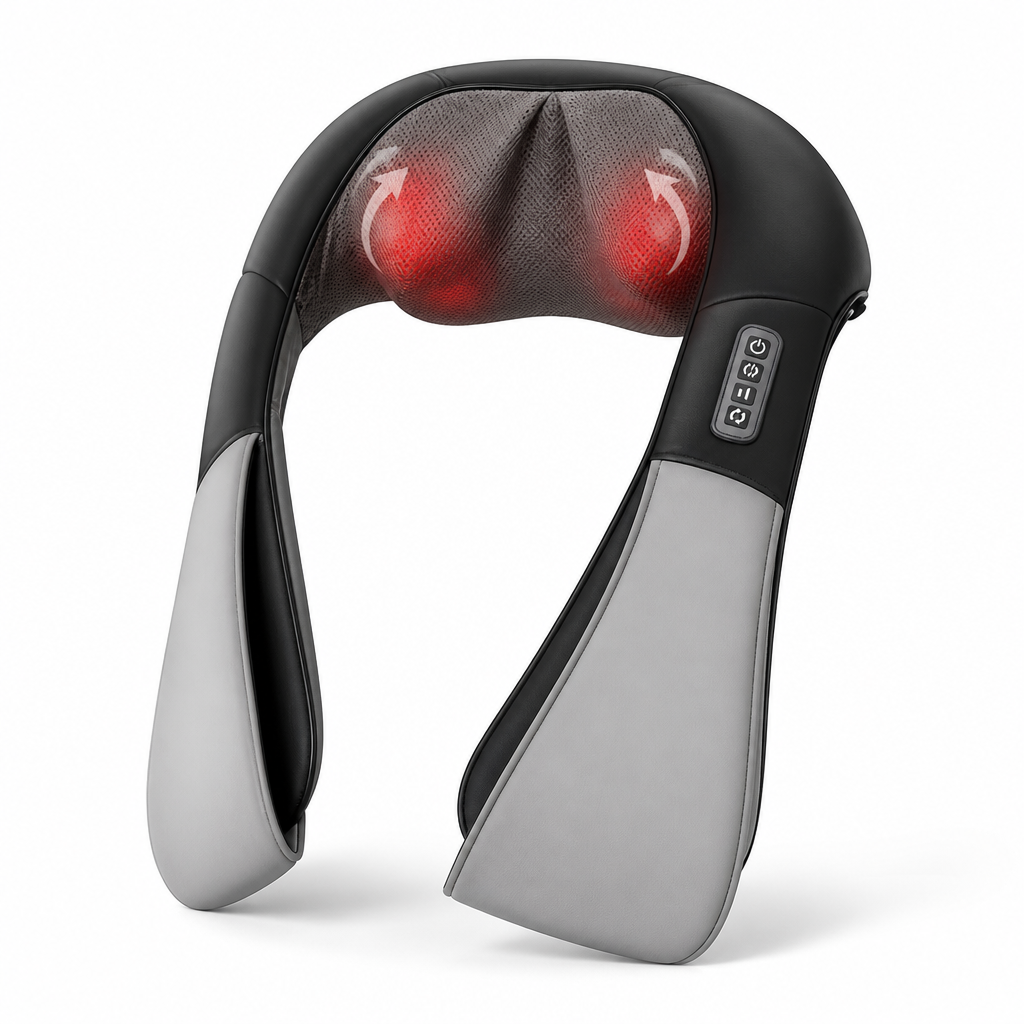 Deep-Kneading Shiatsu & Infrared Massage Cushion