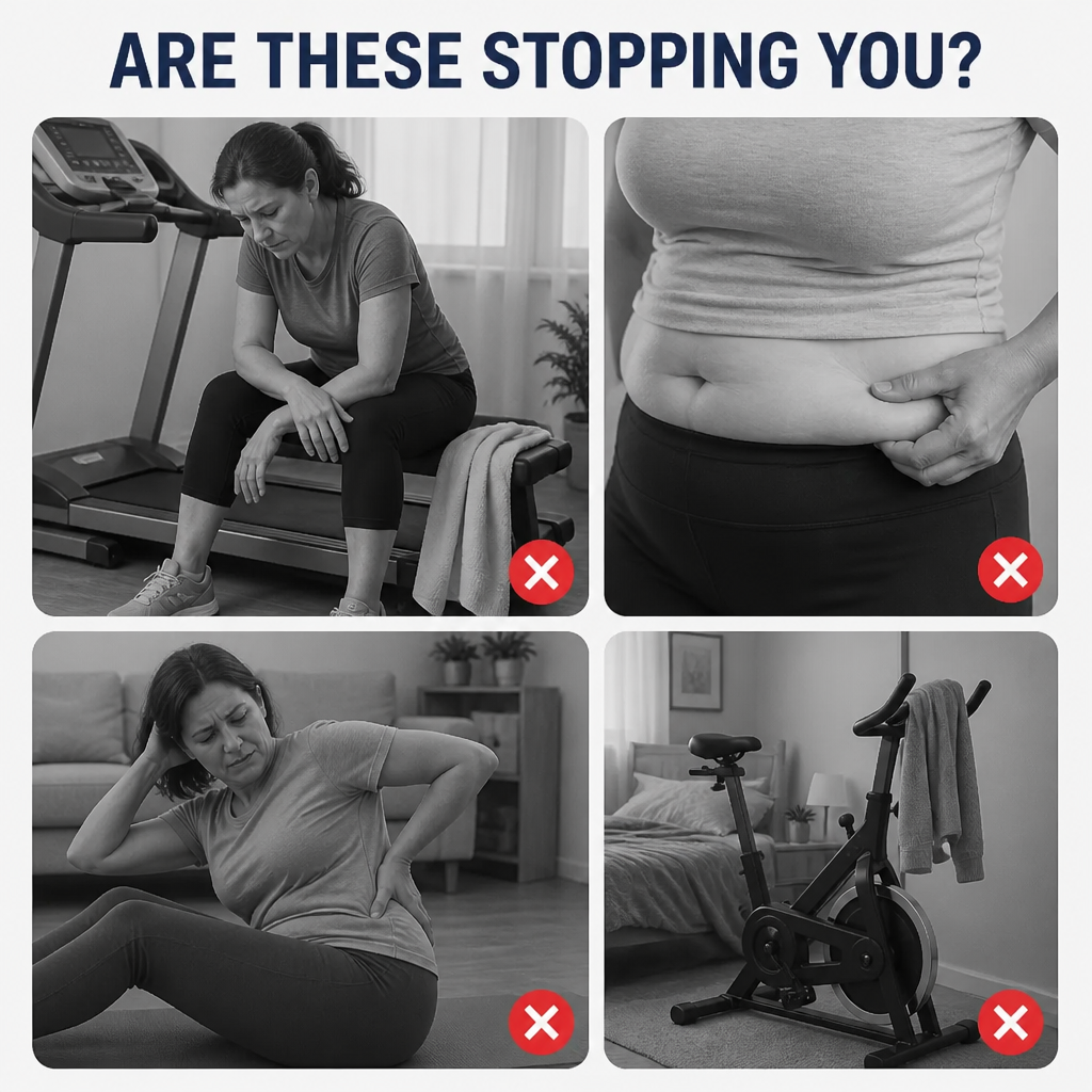 SilentPro™ — Whittle Away Your Muffin Top Without Straining Knees or Noisy Exercises