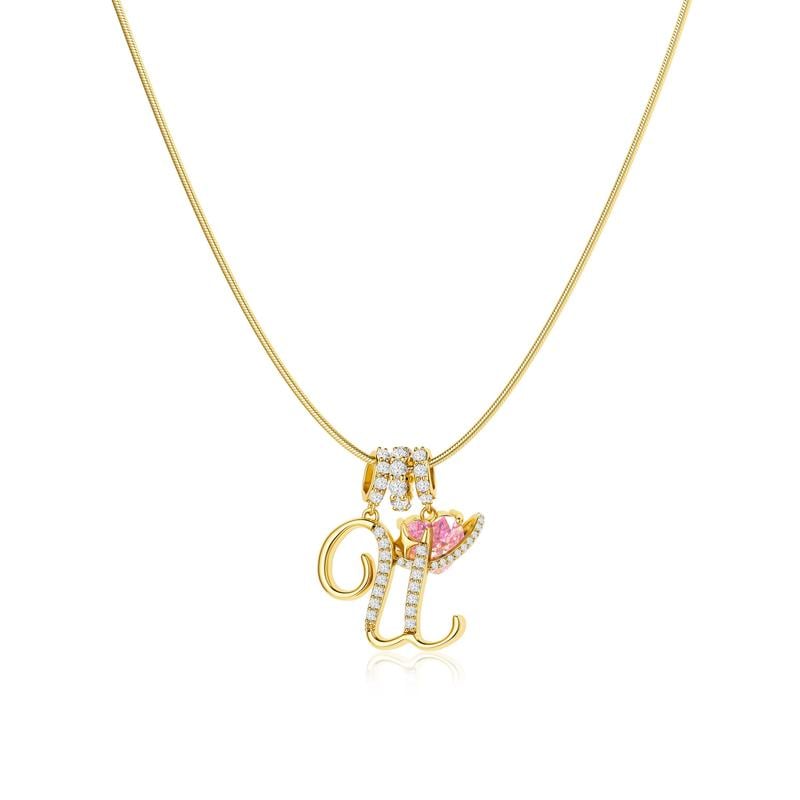 LuminaCharm™ 3-Layer Initial Pendant Necklace — Carry Your Unique Story with Effortless Glam and Confidence
