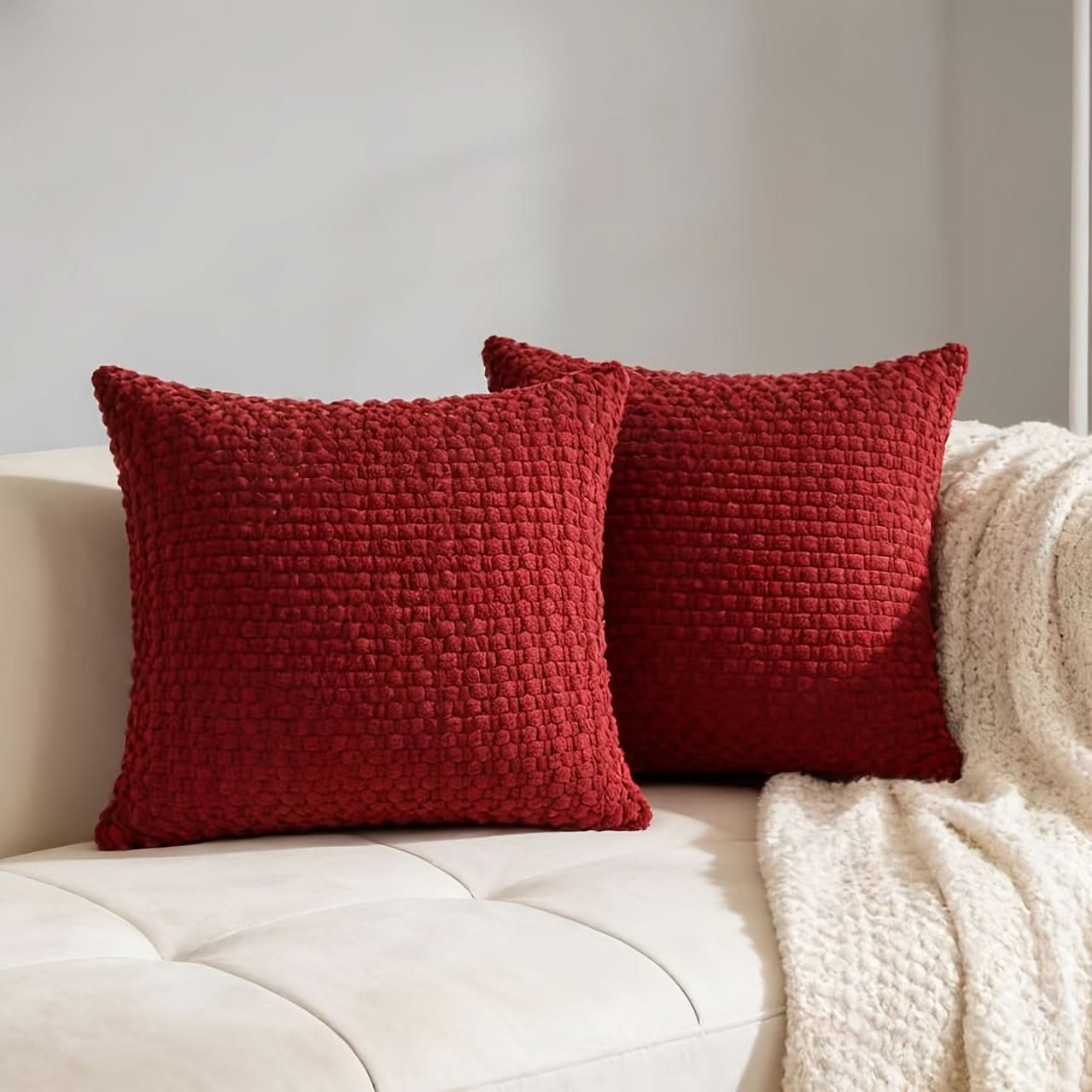 Bubble Texture Cushion Covers for Sofa and Bedroom Decoration