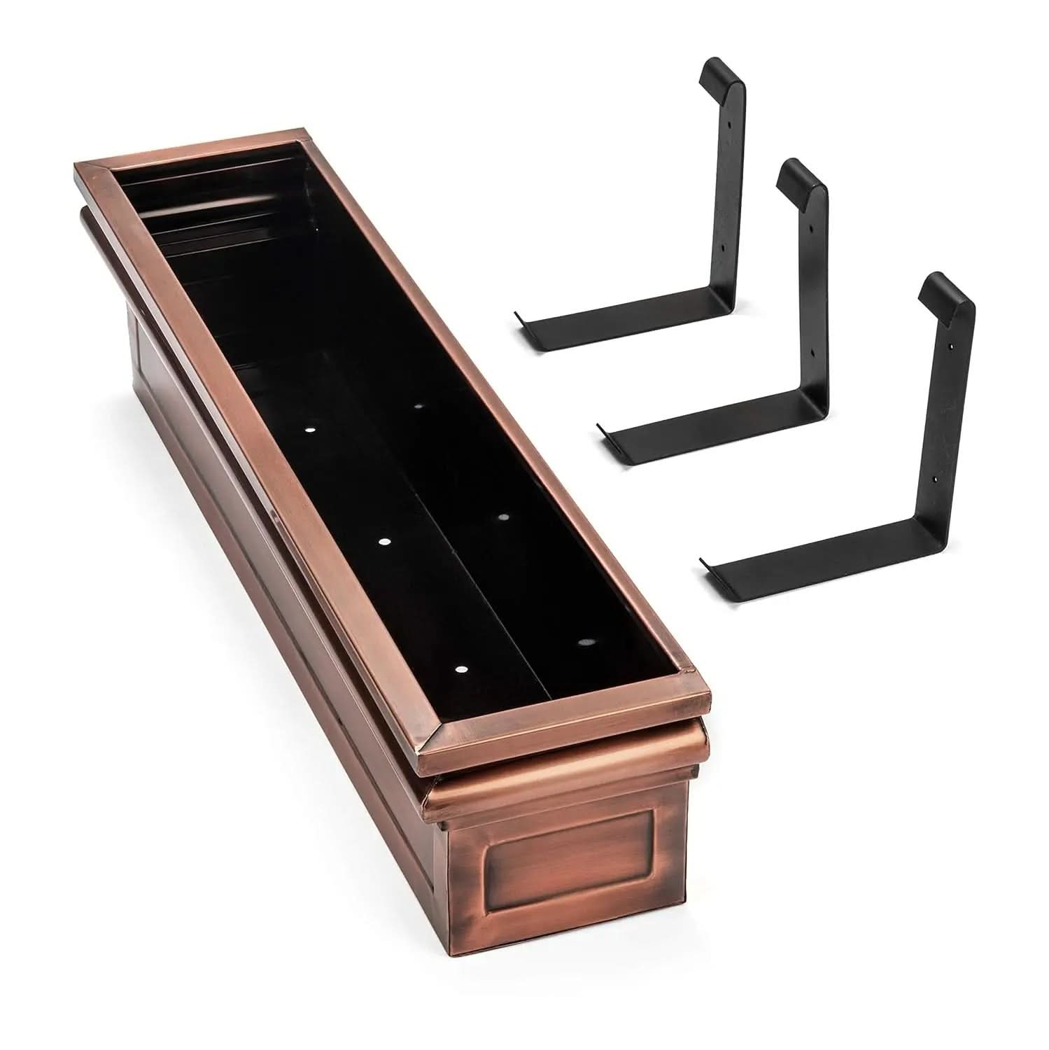 Outdoor Planter Box for Windows – Copper Design