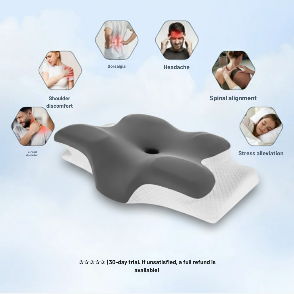 NeckNest™ Pillow — Wake Refreshed with Pain-Free, Energized Mornings