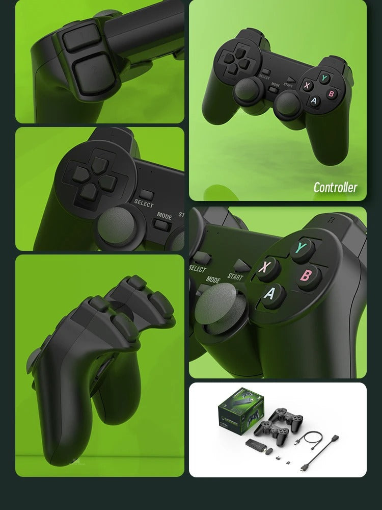Classic Game Hub 64GB with Dual Controllers - 20,000+ Titles