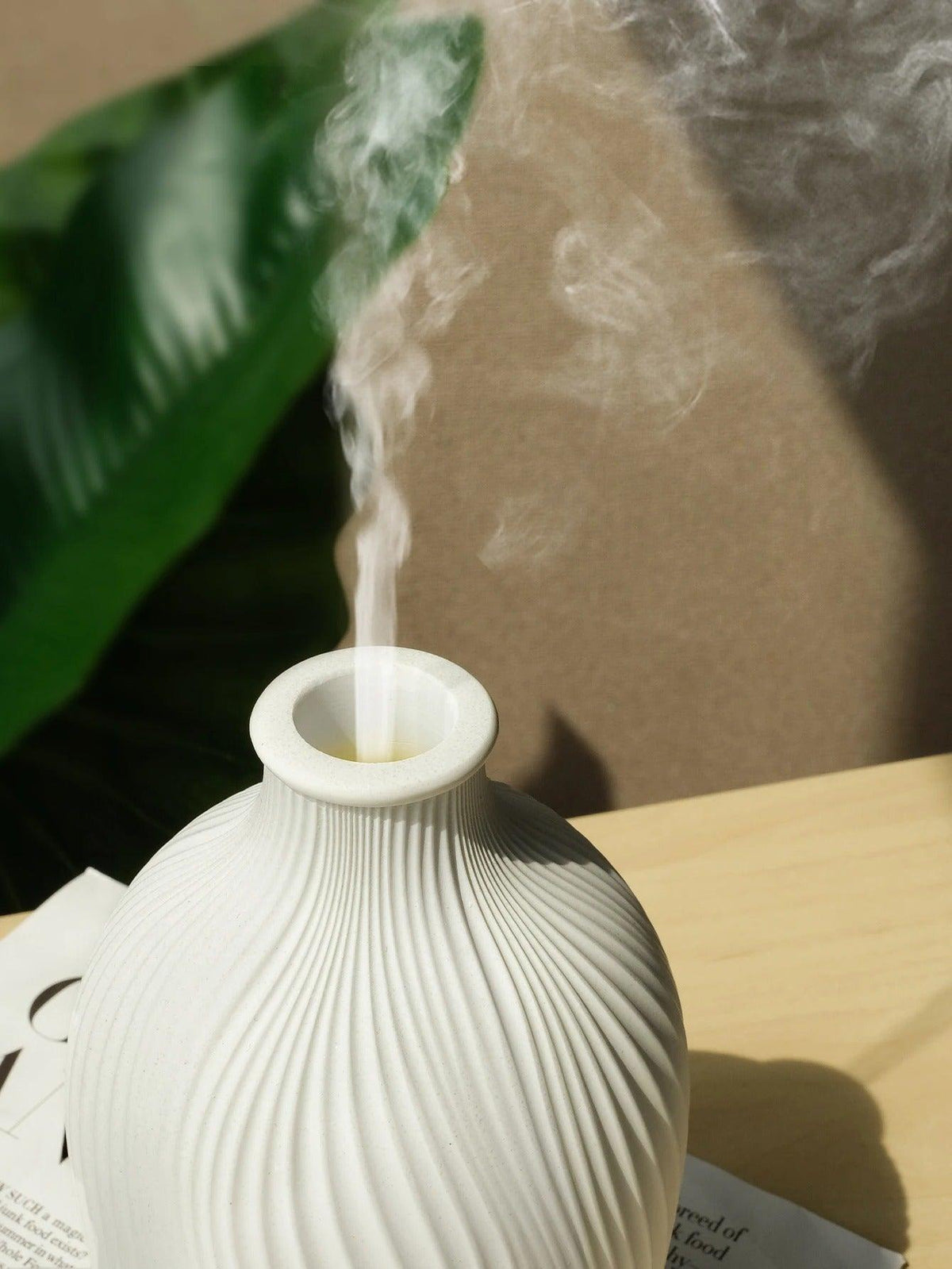 Boho Vase Humidifier with Ultrasonic Essential Oil Diffuser