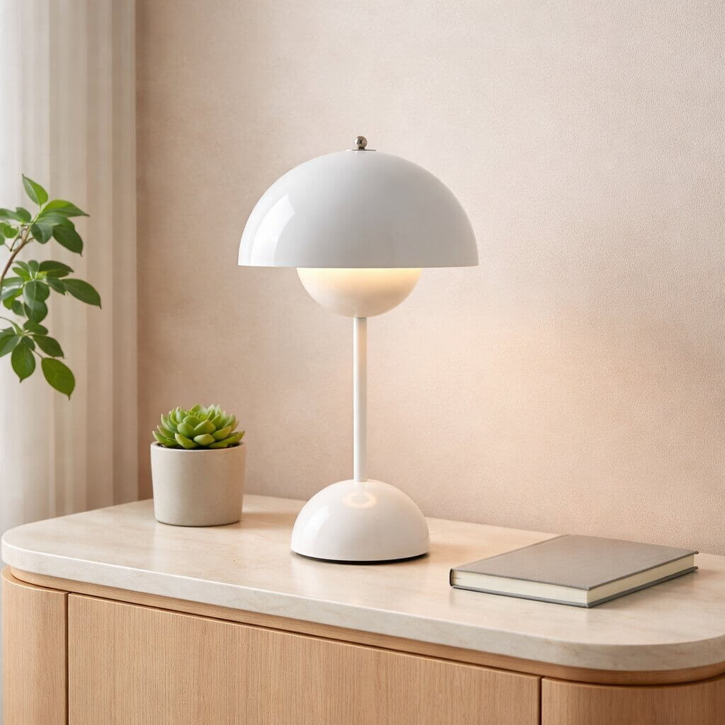 Elegant Wireless LED Table Lamp | Dimmable & Rechargeable
