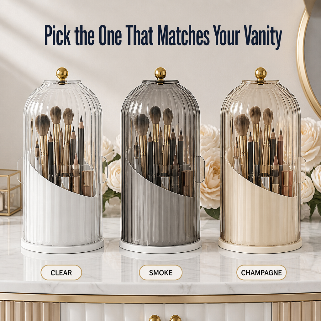 MetroLux™ Brush & Beyond Organizer — Turn Bathroom Mess into Crisp, Clutter-Free Serenity