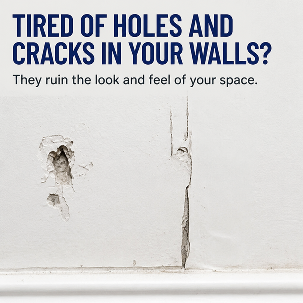 SilkFill™ — Patch Every Crack, Hole & Nail Mark in Minutes, No Mixing