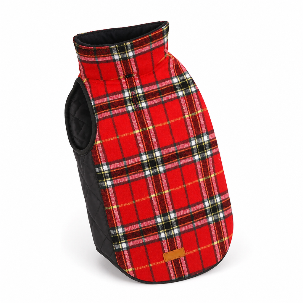 Reversible Waterproof Cozy-Lined Dog Coat