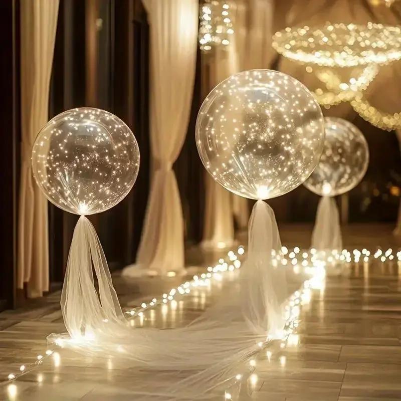 Balloon Set with 10 Pieces | Ambient Warm White Glow | Battery Operated | LumiGlobe