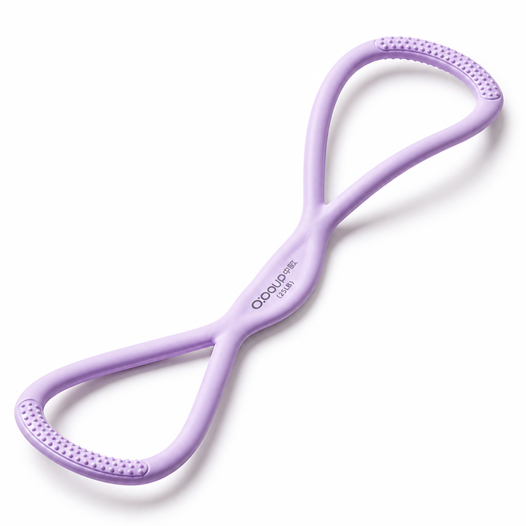 Posture-Correcting Silicone Figure-8 Resistance Band