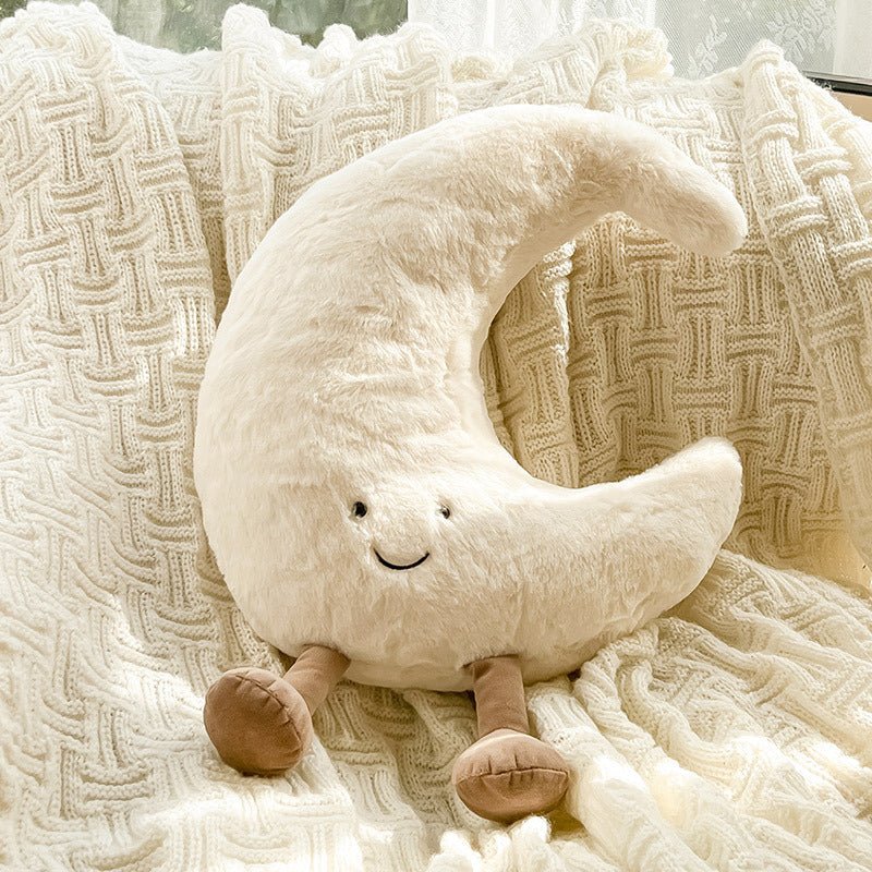 Sun and Moon Cuddle Pillow Featuring Adorable Expressions