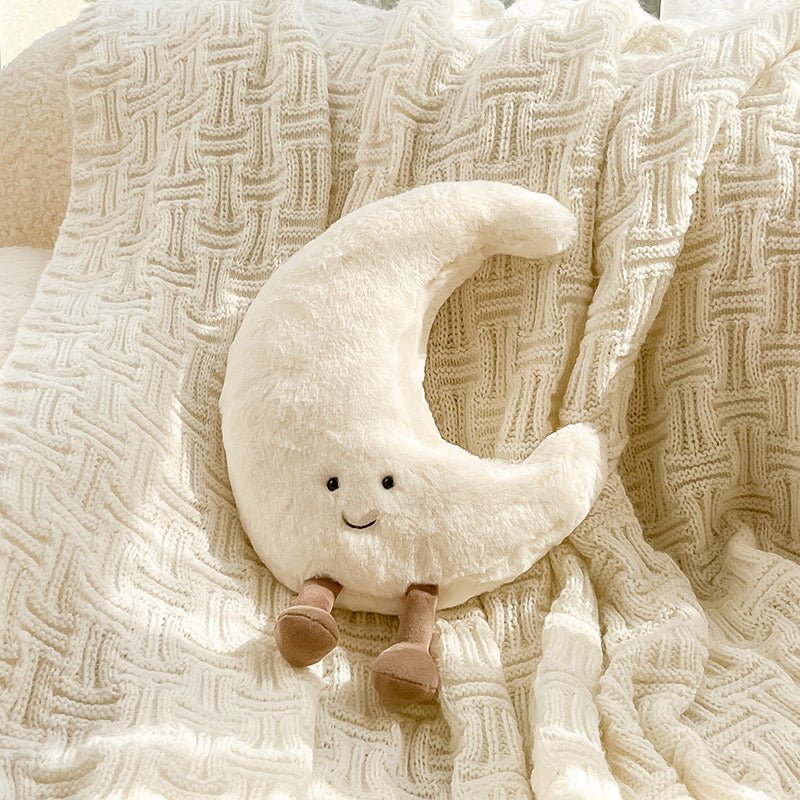 Sun and Moon Cuddle Pillow Featuring Adorable Expressions