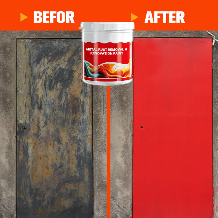 Dual Purpose Rust Treatment and Repair Coating – Metal Protection for Fences, Tools, and Automotive Parts