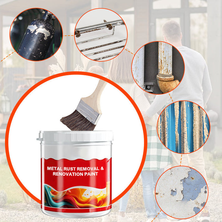 Dual Purpose Rust Treatment and Repair Coating – Metal Protection for Fences, Tools, and Automotive Parts