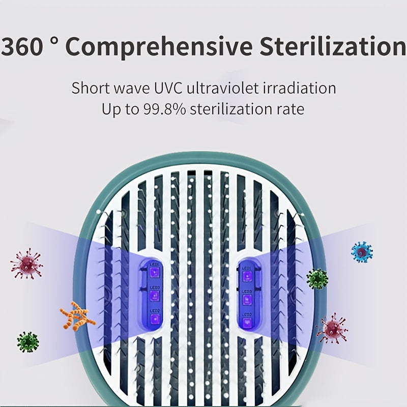 UV Light Pet Grooming Brush – Safe Parasite Defense