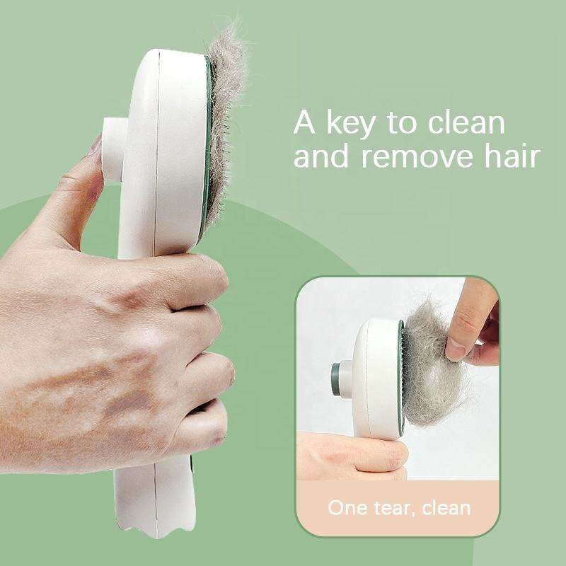 UV Light Pet Grooming Brush – Safe Parasite Defense