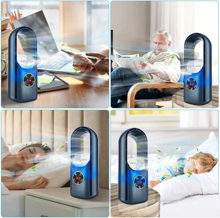 Compact Silent Air Cooler – Portable Desktop AC for Home and Office