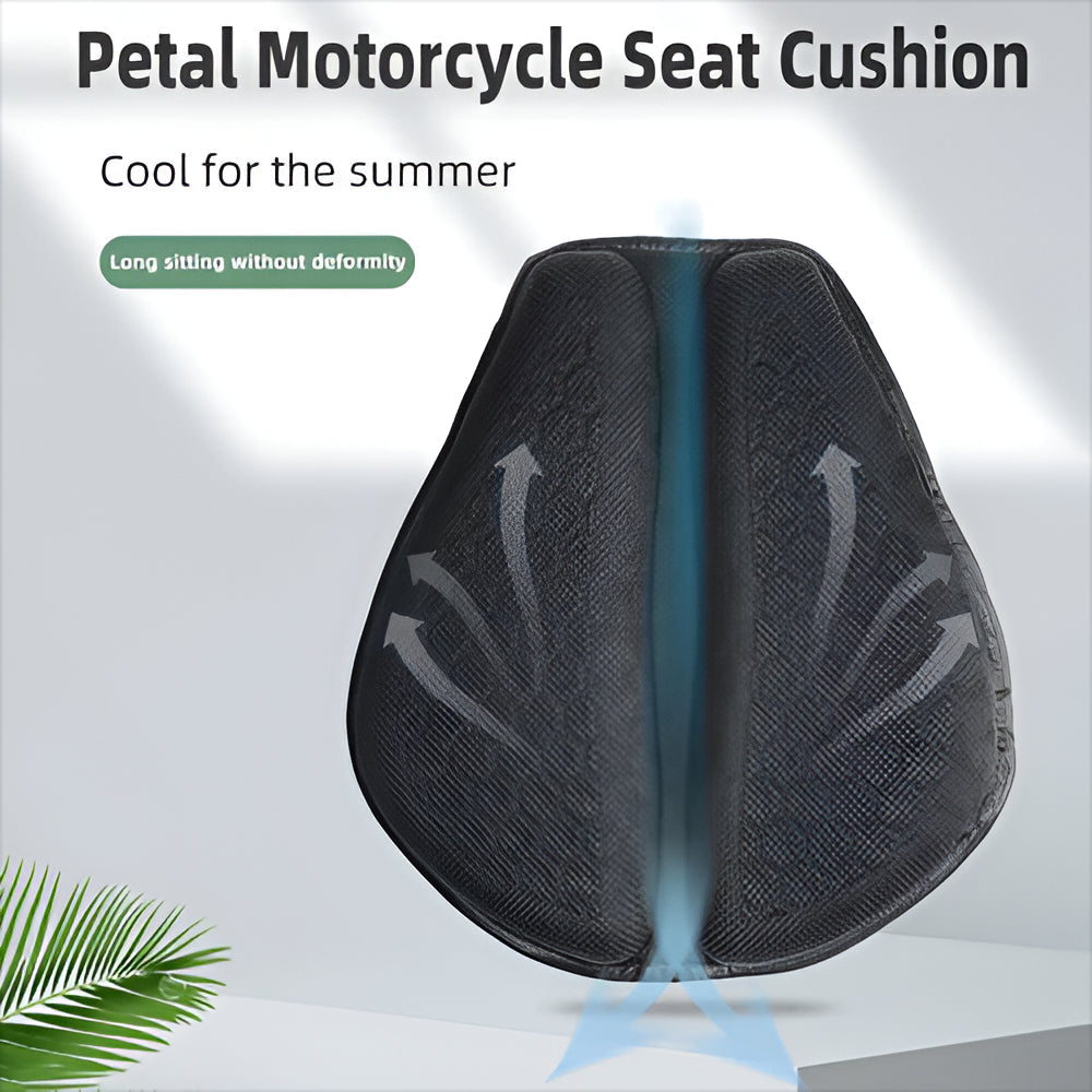 Cooling Saddle Pad for Motorcycles – Gel Seat Cushion for Pressure Relief