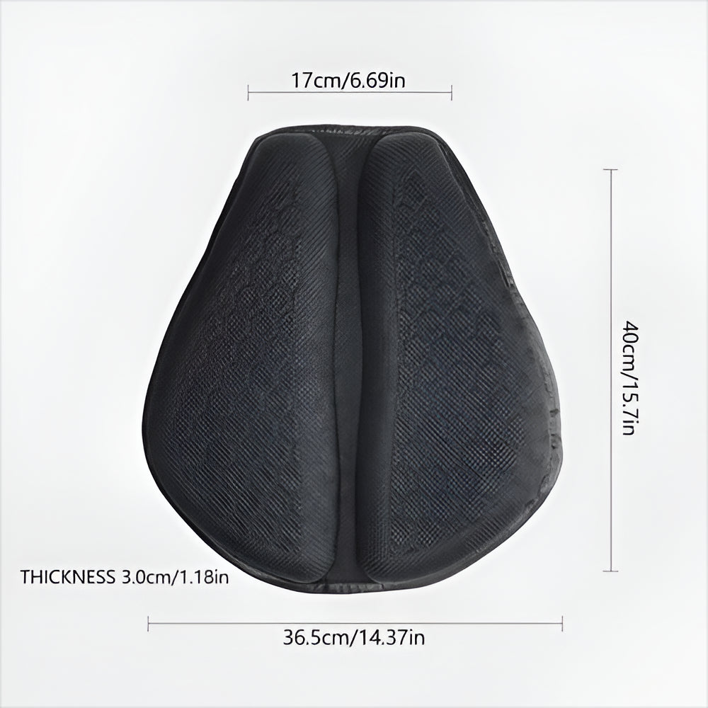 Cooling Saddle Pad for Motorcycles – Gel Seat Cushion for Pressure Relief