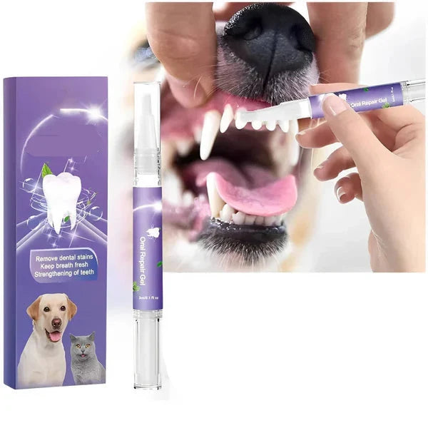 Set of 3 Oral Gels for Dog Teeth and Gum Health