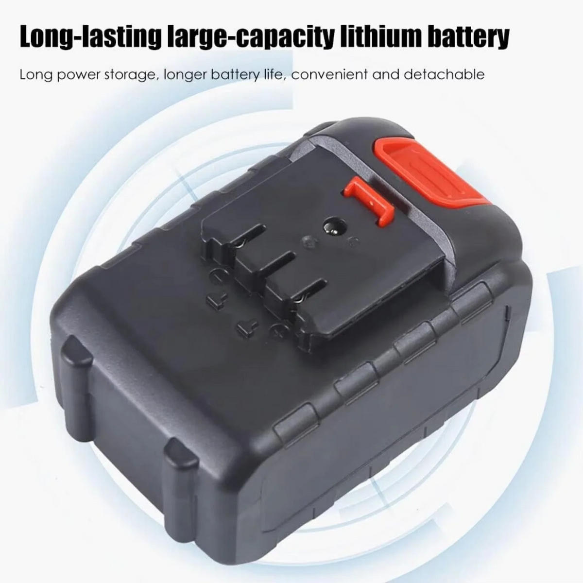 800W Battery-Powered Grass Cutter with 8 Blades and Dual Batteries