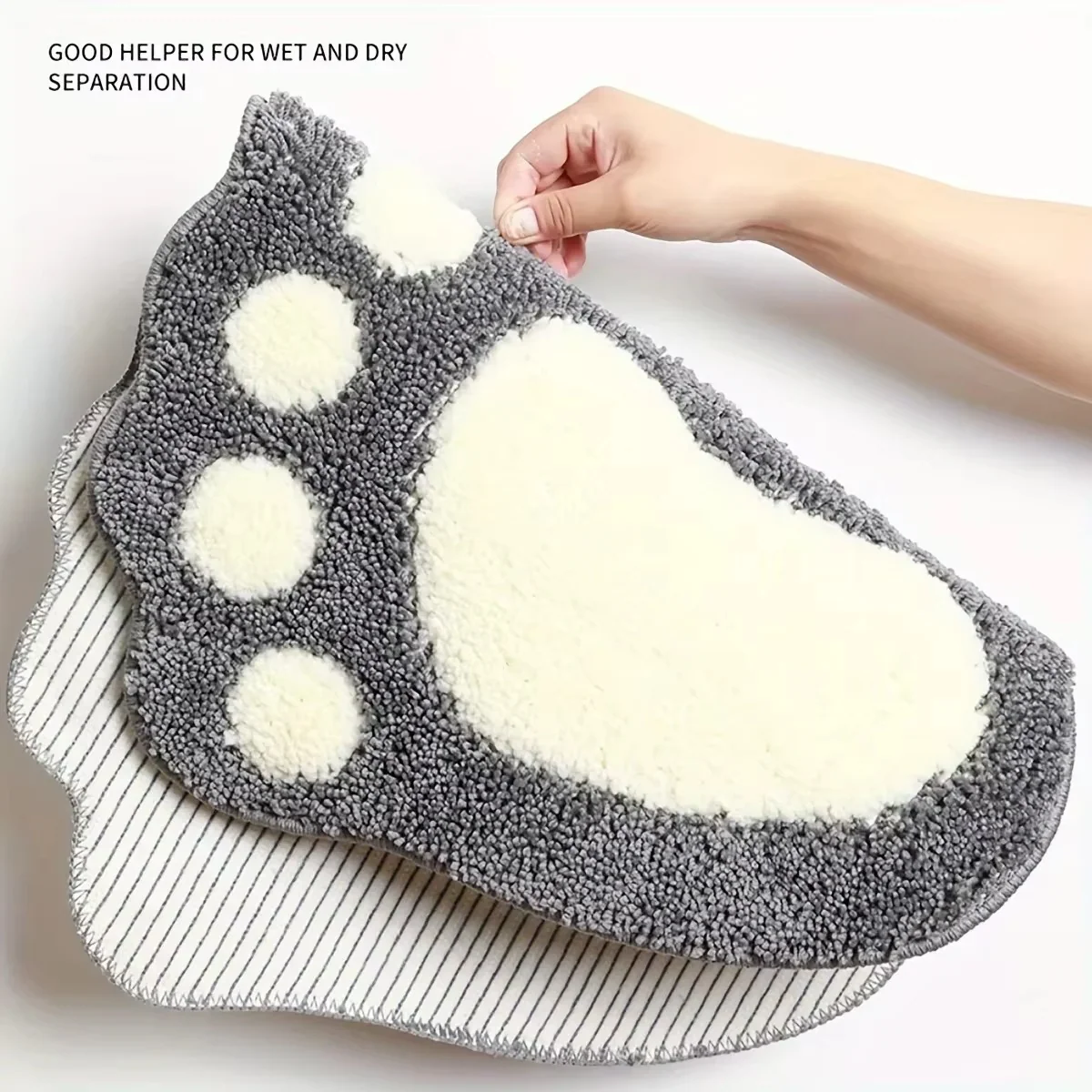 Ultrafine Fiber Bath Mat with Anti-Slip Design - Highly Absorbent