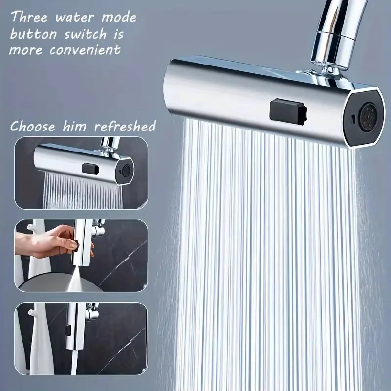 Water-Resistant Faucet Connector for Kitchen and Bathroom Sinks