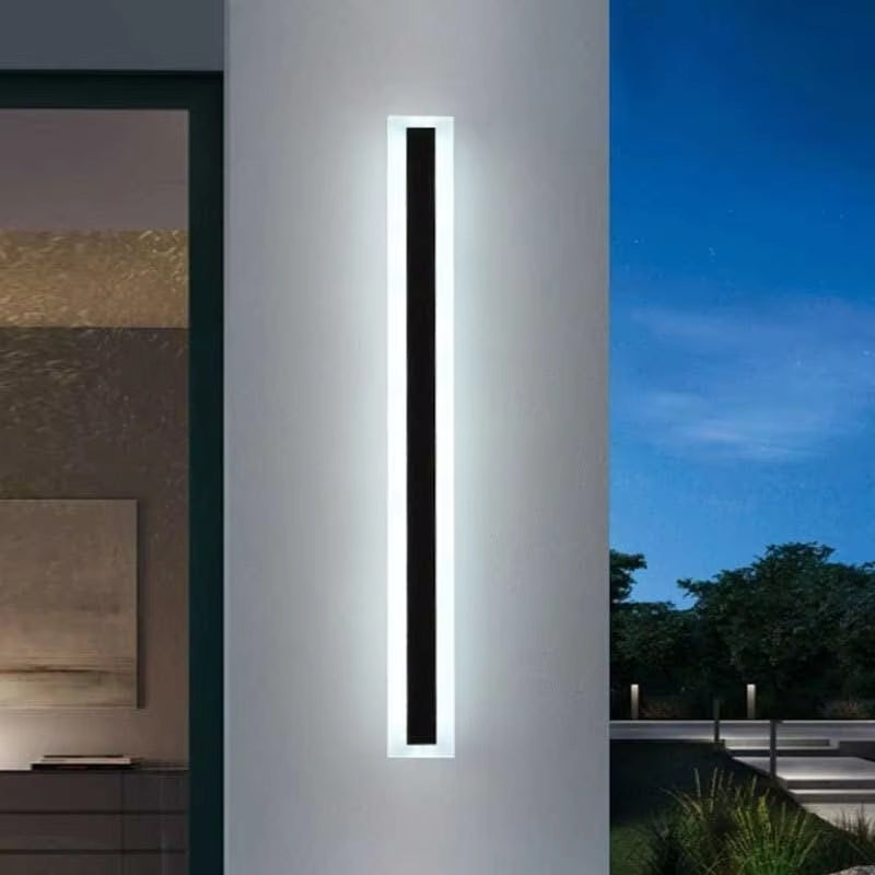 Vertical or Horizontal Slim LED Wall Light for Indoor and Outdoor Use – 5 Heights