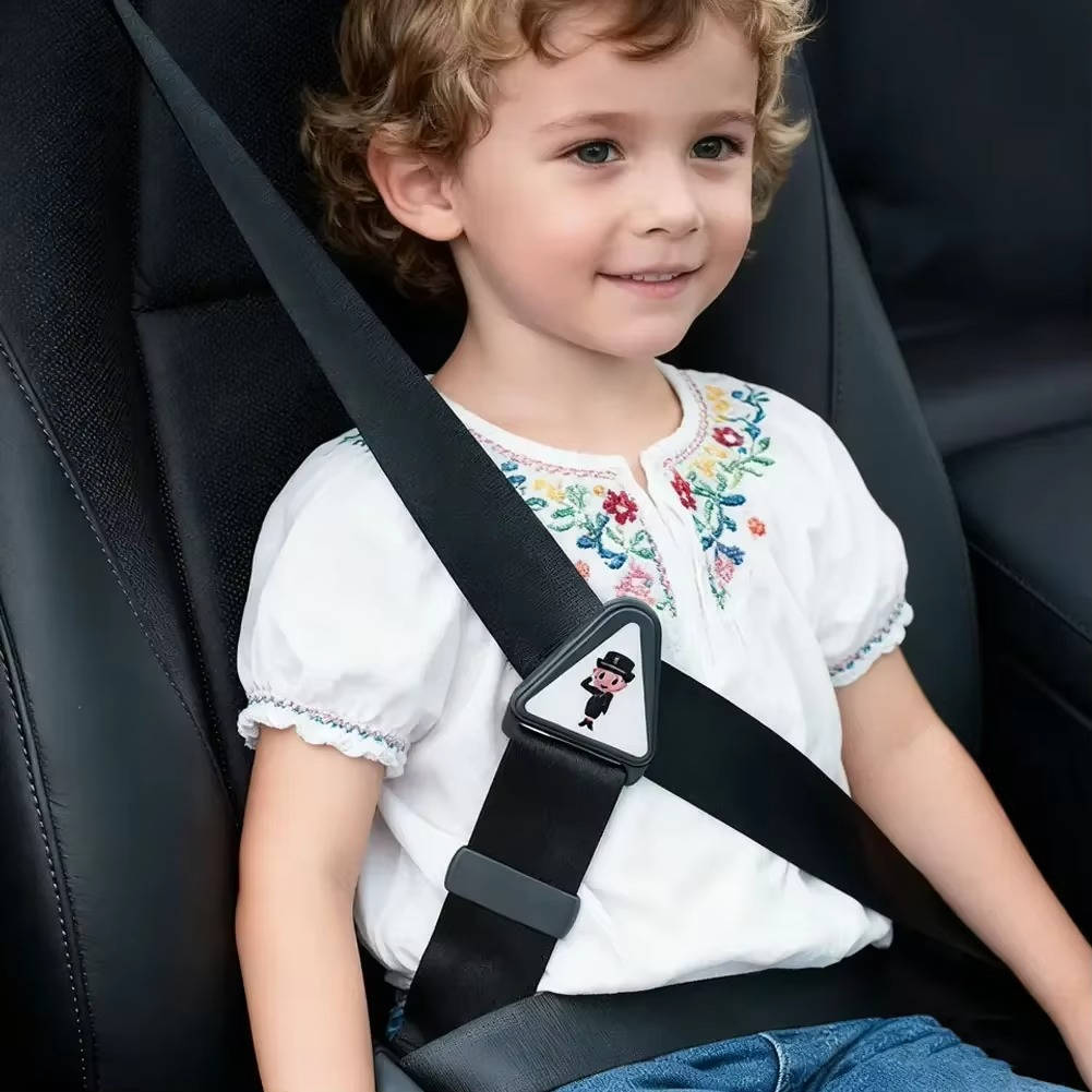 Adjustable Kids Car Seat Belt Positioner for Secure Fit