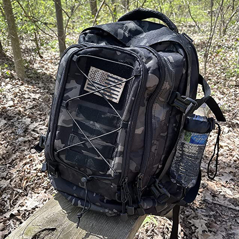 Expandable Waterproof Rucksack for Hiking, Camping, Travel - 60L Tactical Backpack