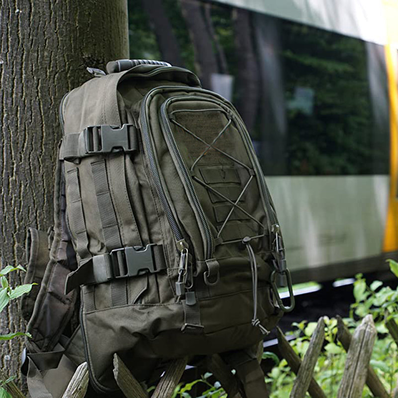 Expandable Waterproof Rucksack for Hiking, Camping, Travel - 60L Tactical Backpack