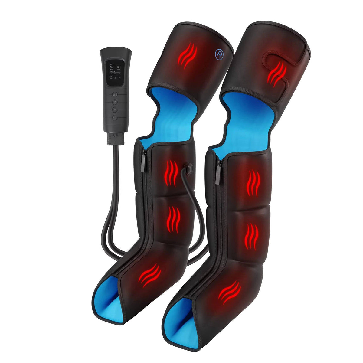 8-Chamber Leg Massage Recovery Boots with Wireless Air Compression
