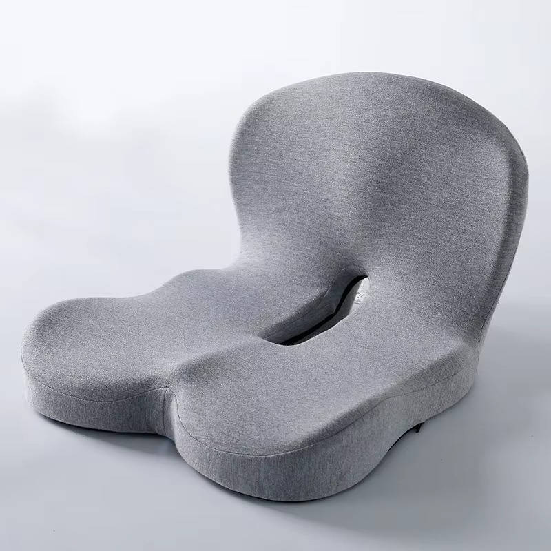 Contoured Support Seat Cushion in Memory Foam for Office and Car Chairs
