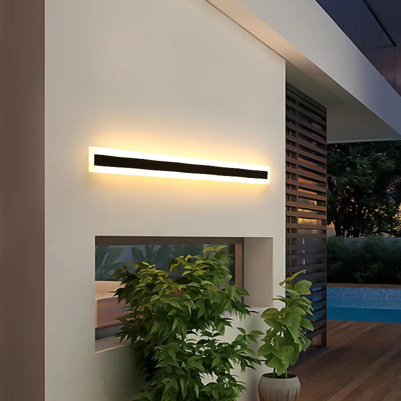 Vertical or Horizontal Slim LED Wall Light for Indoor and Outdoor Use – 5 Heights