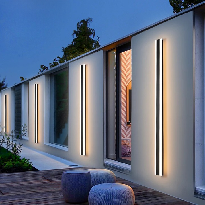 Vertical or Horizontal Slim LED Wall Light for Indoor and Outdoor Use – 5 Heights