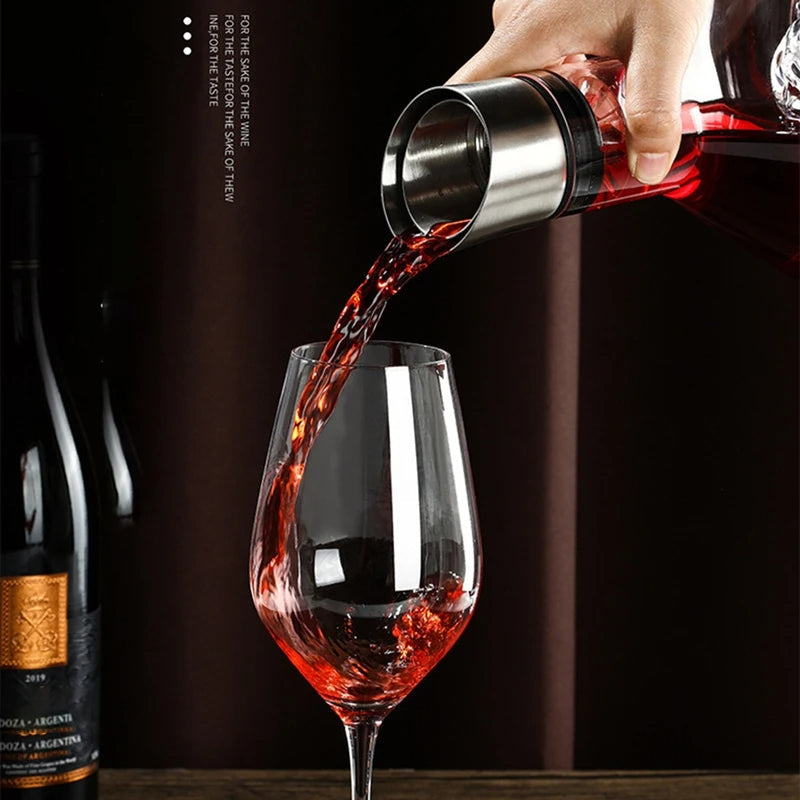 Red Wine Carafe and Aerator Set – Decanter for Enhanced Flavor