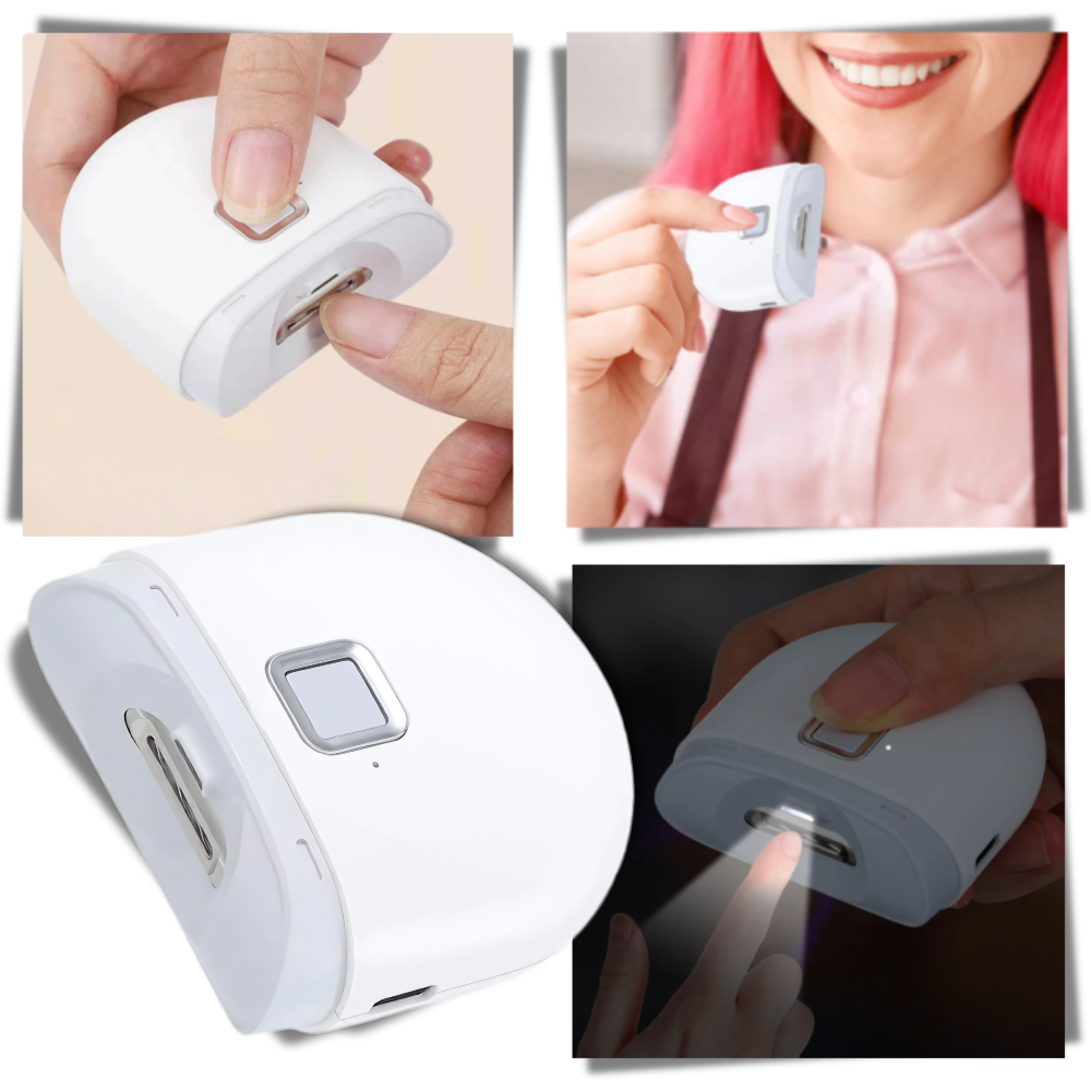Nail Grinder with Automatic Trimming and Integrated Light, Dual Speed