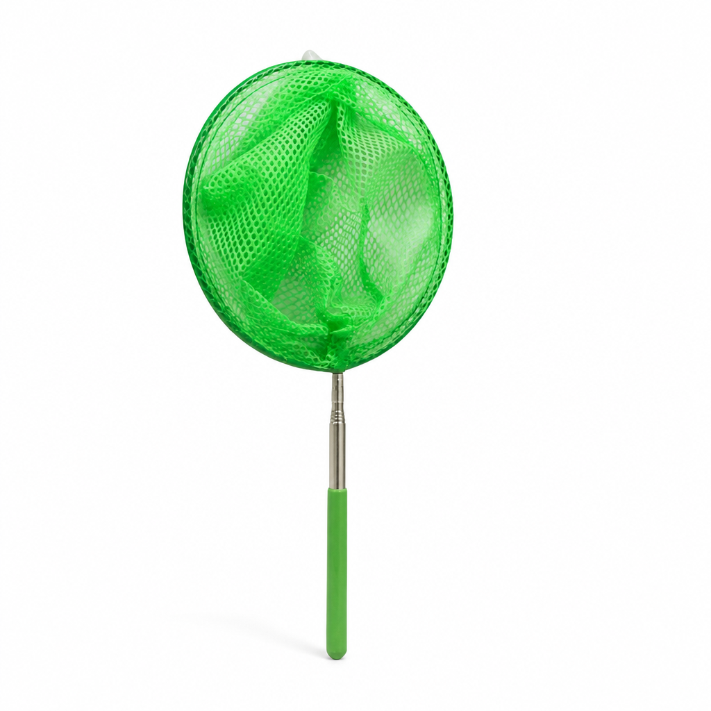 Telescopic Aluminum Fine Mesh Pool Skimmer (Adjustable 50-81 cm)