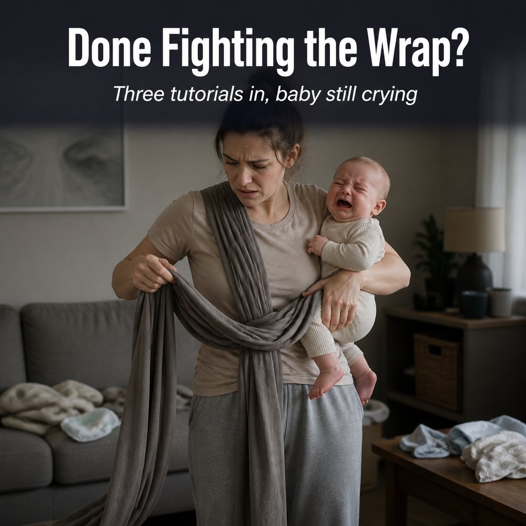 VelaNest™ — Slip It On, Settle Baby In, and Carry Pain-Free for Hours