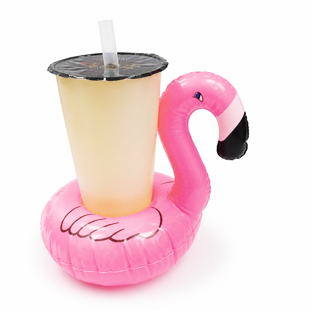 Solar-Powered Automatic Flamingo Chlorine Dispenser