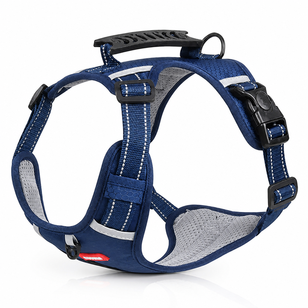 No-Pull Padded Reflective Dog Harness
