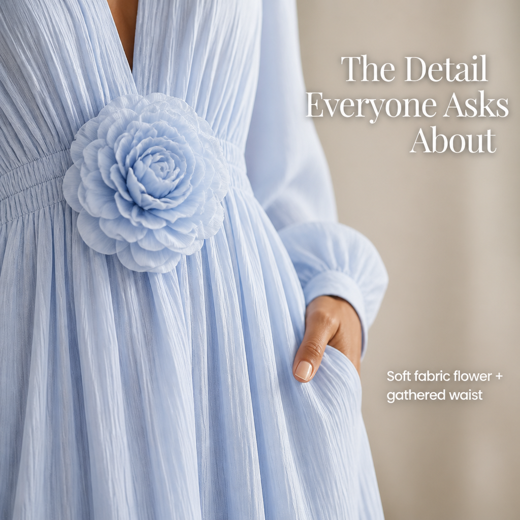 Florelle™ — Glide From Garden Party to Dinner in a Single Pocketed Maxi