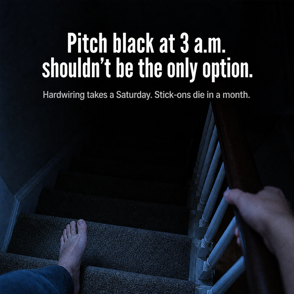 LumaSense™ — Illuminate Each Midnight Step Without Disturbing the Home