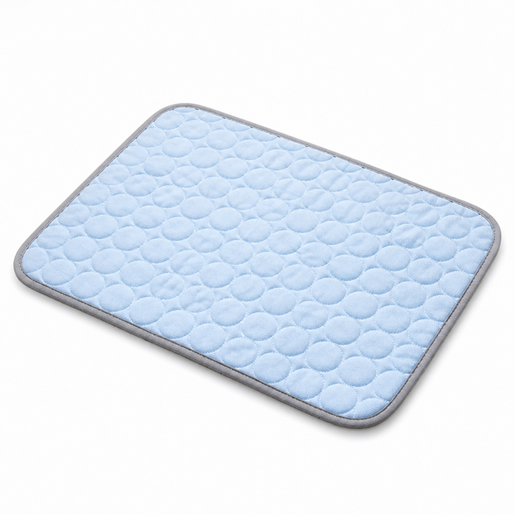 Rapid Self-Cooling Plush Pet Cooling Mat